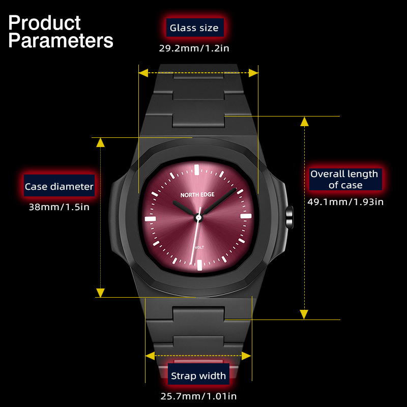 NORTH EDGE Watch for Man New V - Men'S Fashion Box recension och pris