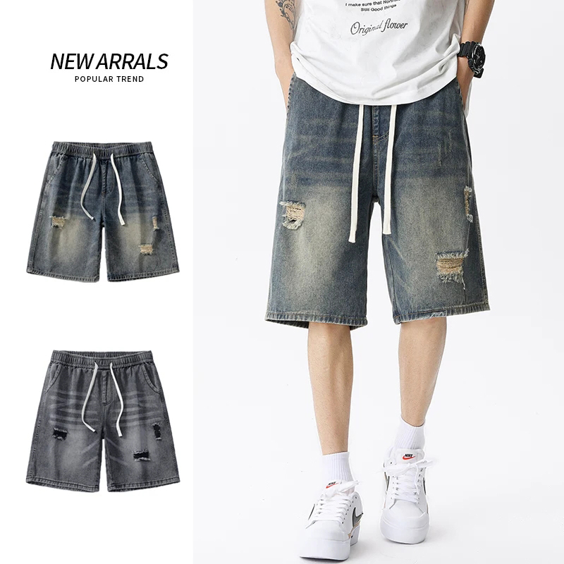Summer Thin Denim Shorts Men's - Men Fashion Jeans recension och pris