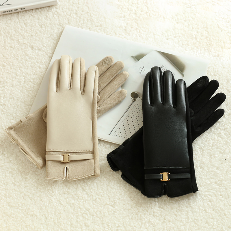 1 Pair of Gloves for Women in  - Driving Gloves Leather recension och pris
