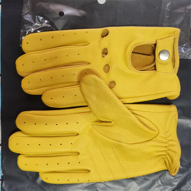 Comfortable Wearing Genuine Le - Driving Gloves Leather recension och pris