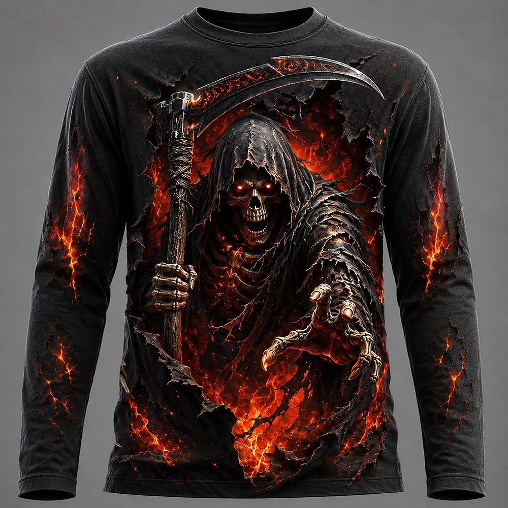 Halloween Men 3D Graphic Print - Men Fashion Upper recension och pris