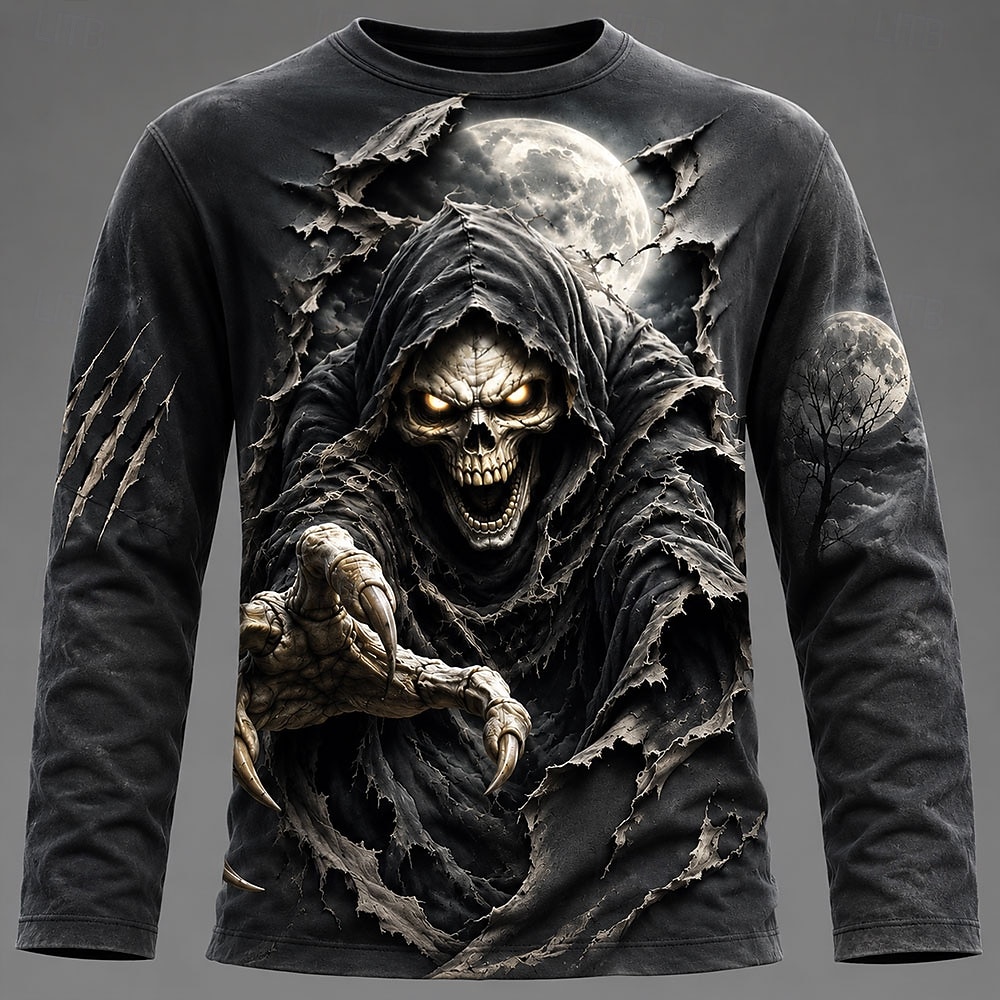 Halloween Men 3D Graphic Print - Men Fashion Upper recension och pris