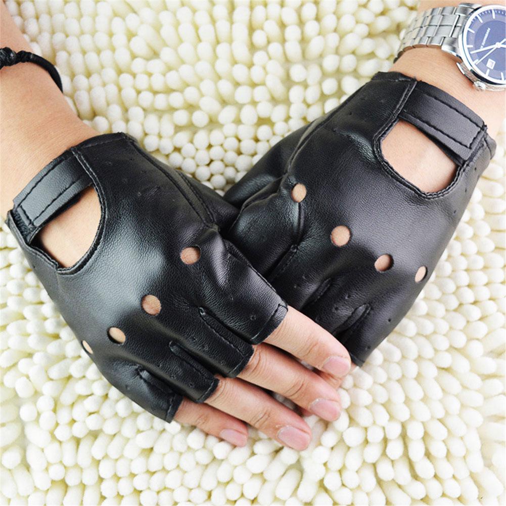 Unisex Half-Finger Gloves Thea - Driving Gloves Leather recension och pris