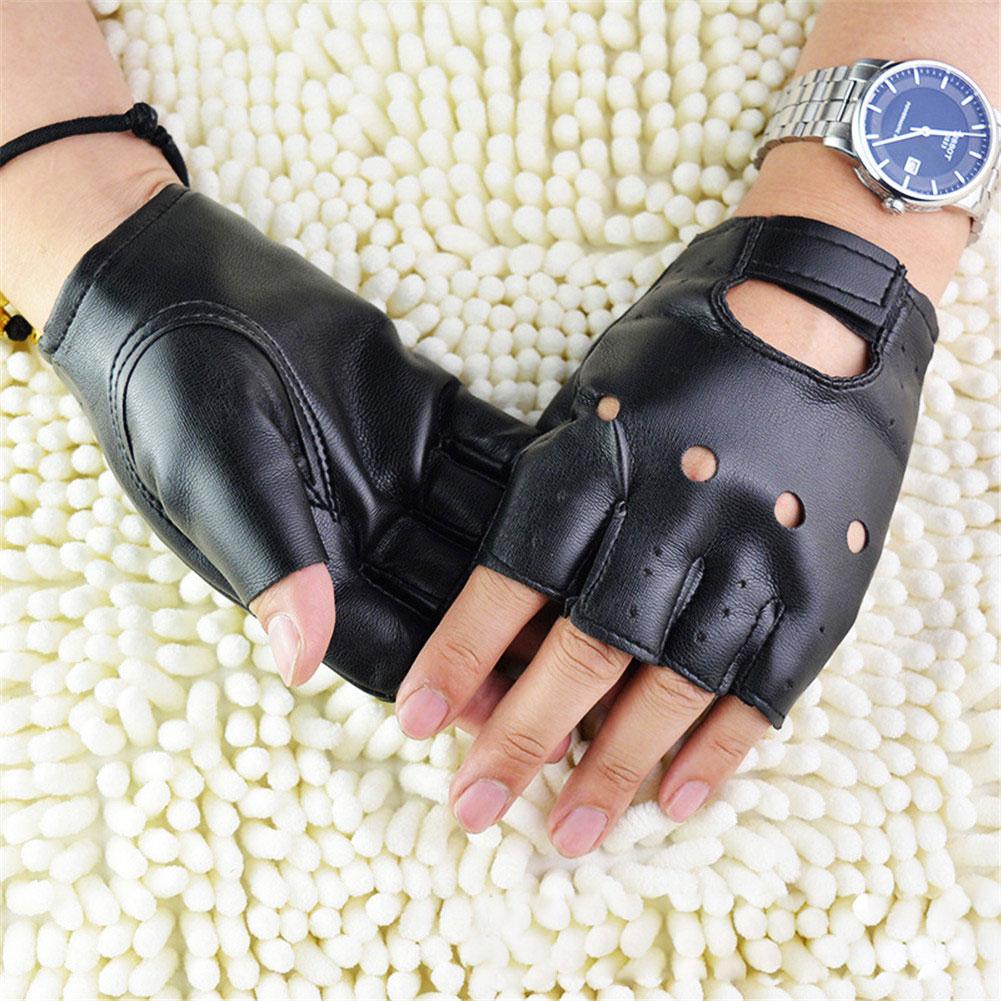 Unisex Half-Finger Gloves Thea - Driving Gloves Leather recension och pris