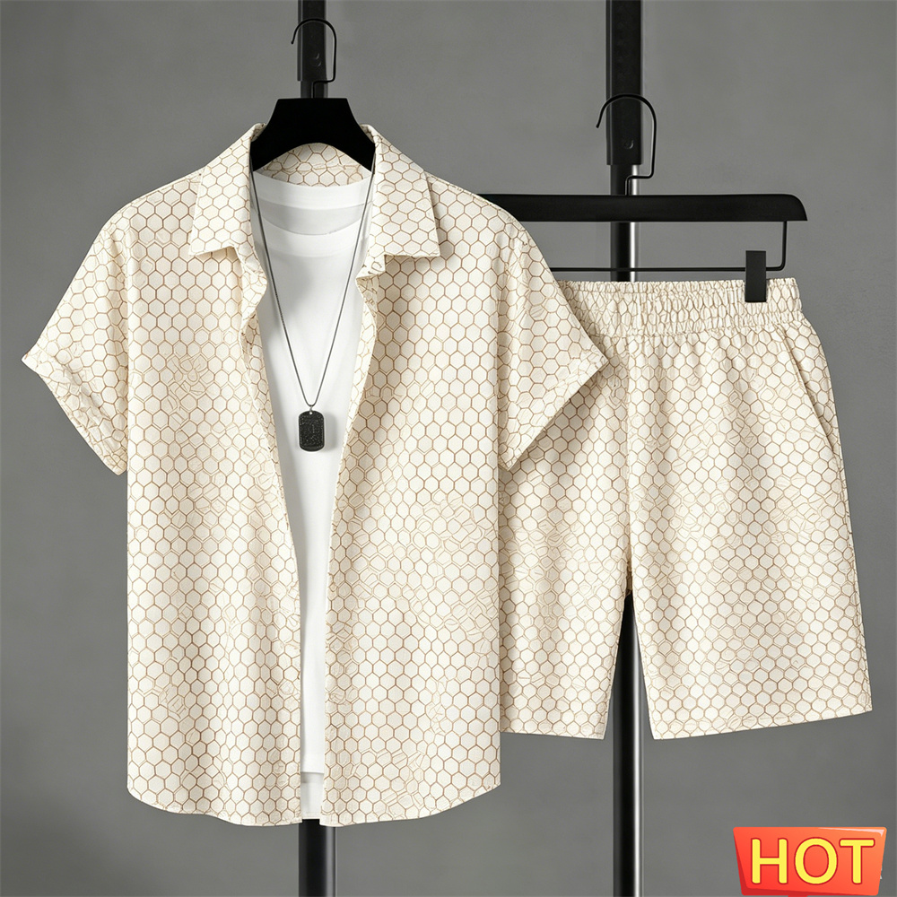 Summer Outfits Man Shirt Set G - Men Fashion Upper recension och pris