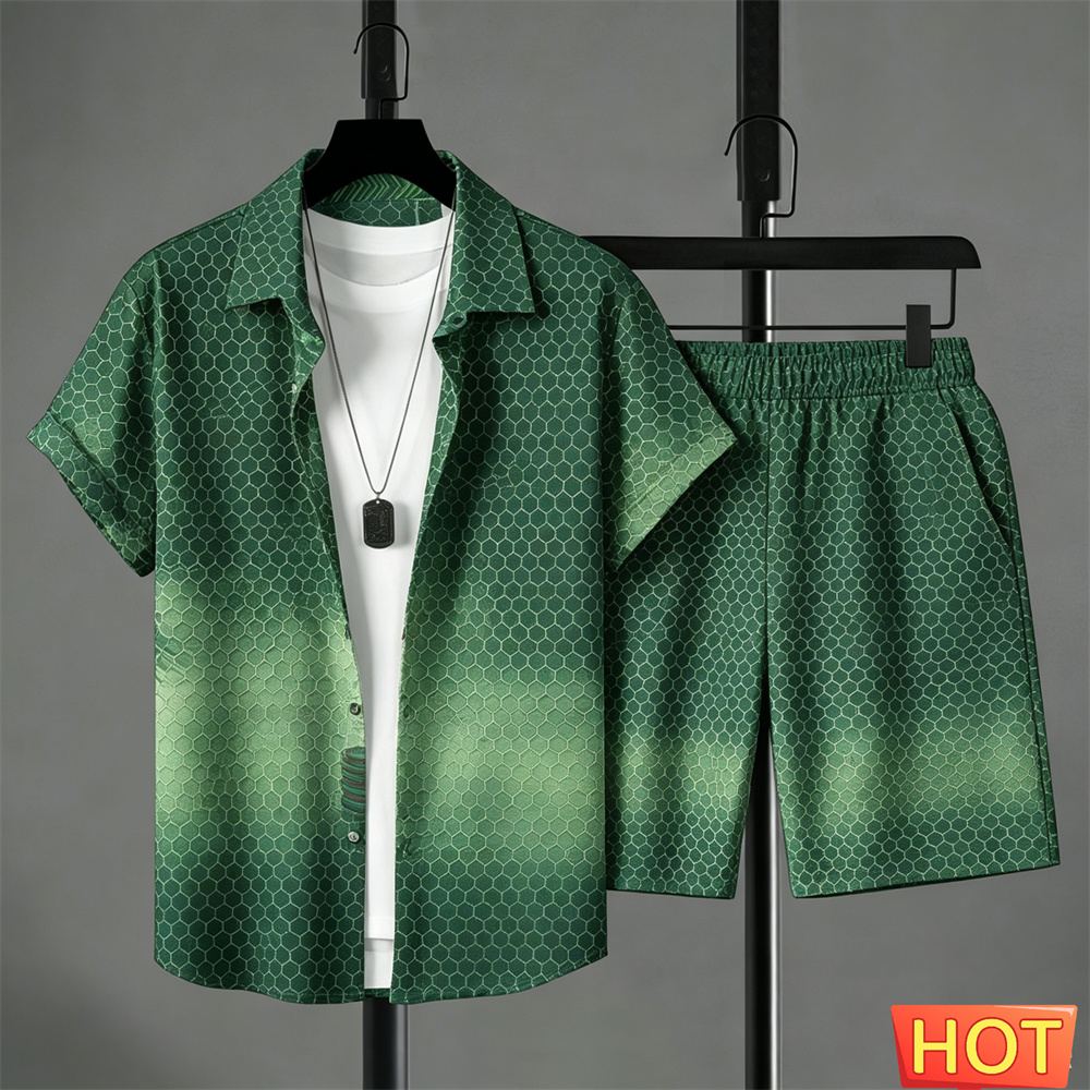Summer Outfits Man Shirt Set G - Men Fashion Upper recension och pris