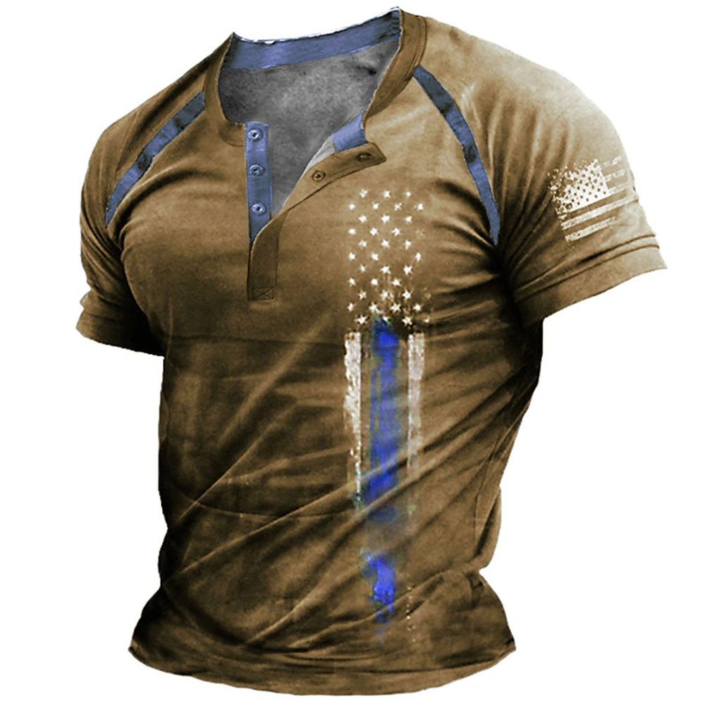 Funny 3D American Flag Print M - Mens Fashion Vintage recension och pris