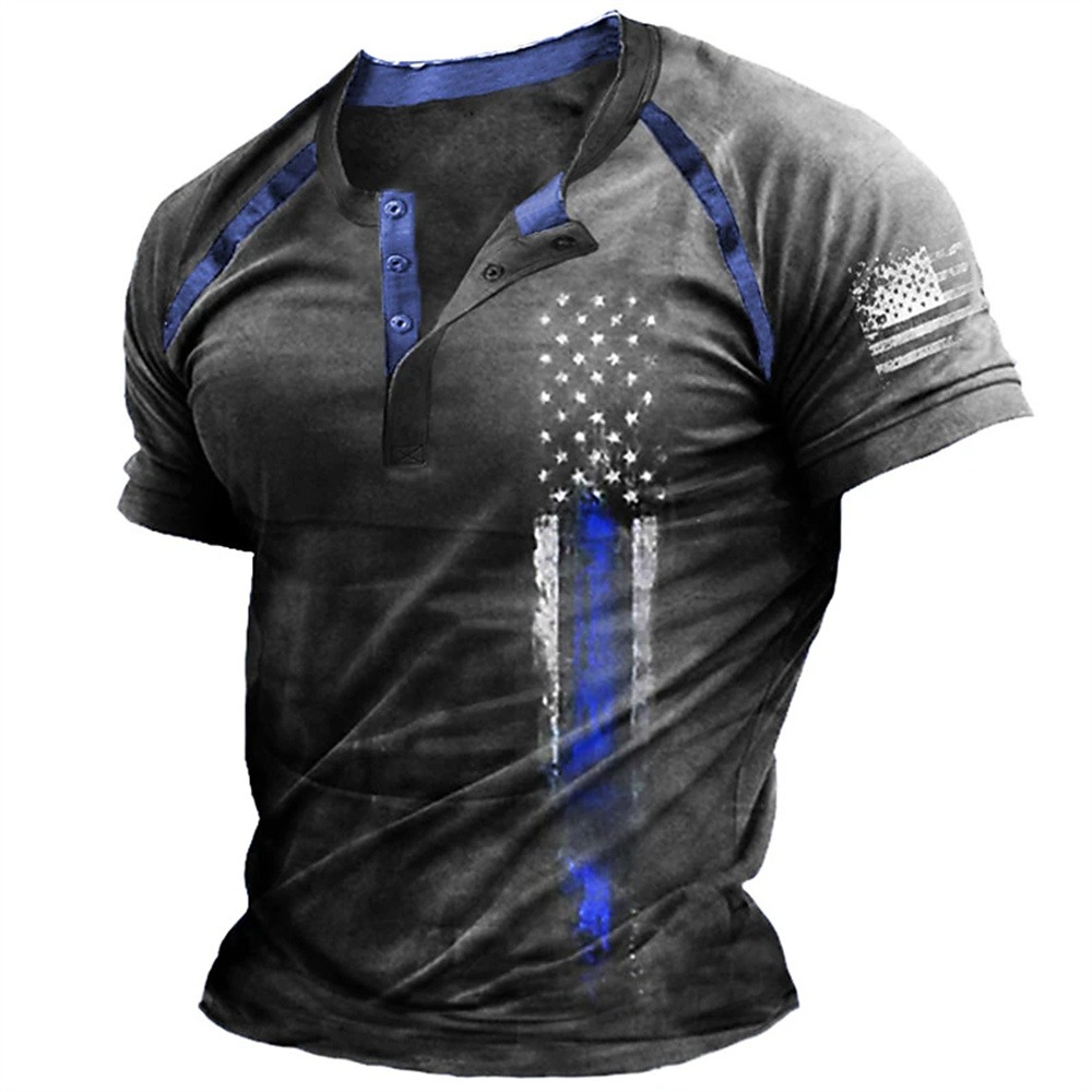 Funny 3D American Flag Print M - Mens Fashion Vintage recension och pris