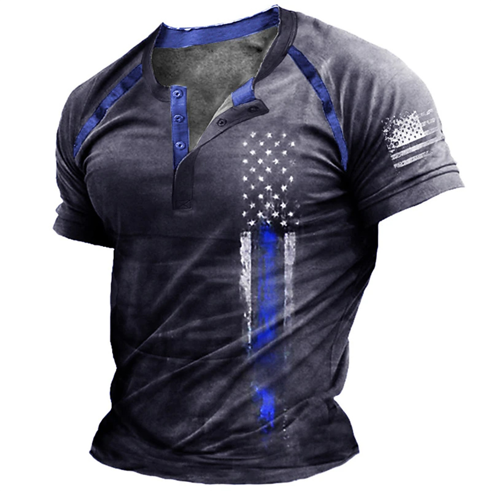 Funny 3D American Flag Print M - Mens Fashion Vintage recension och pris