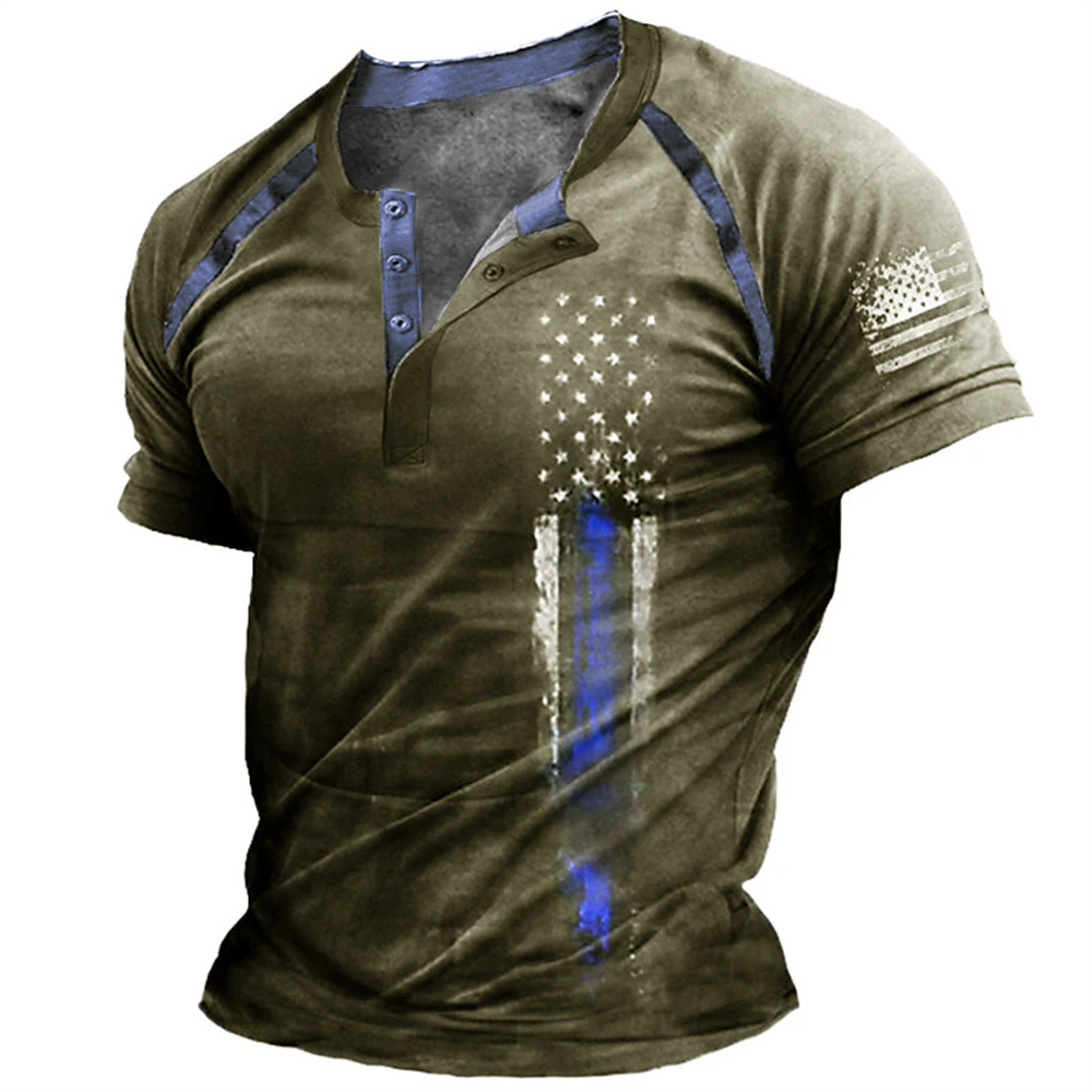 Funny 3D American Flag Print M - Mens Fashion Vintage recension och pris