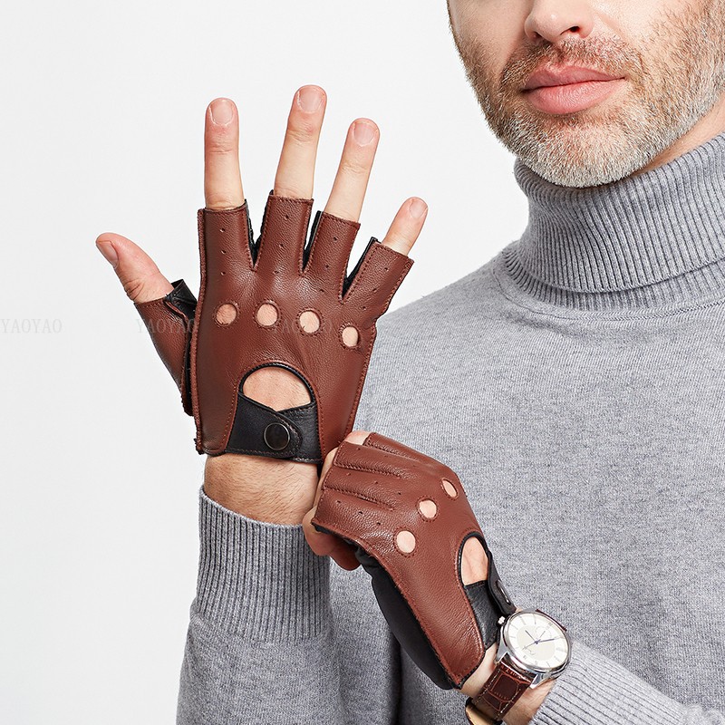 Spring Male100% Pure Real Leat - Driving Gloves Leather recension och pris