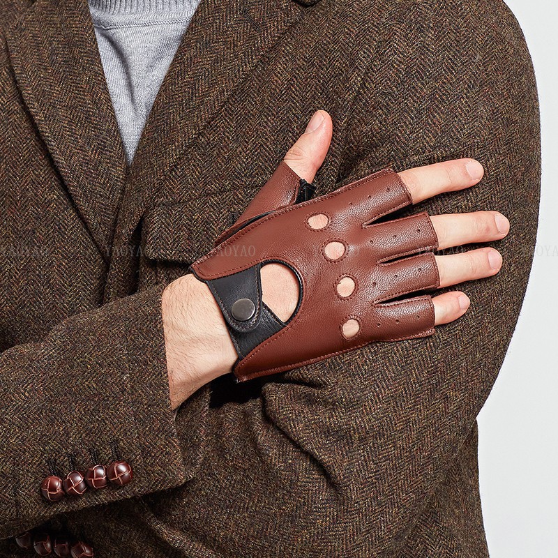 Spring Male100% Pure Real Leat - Driving Gloves Leather recension och pris