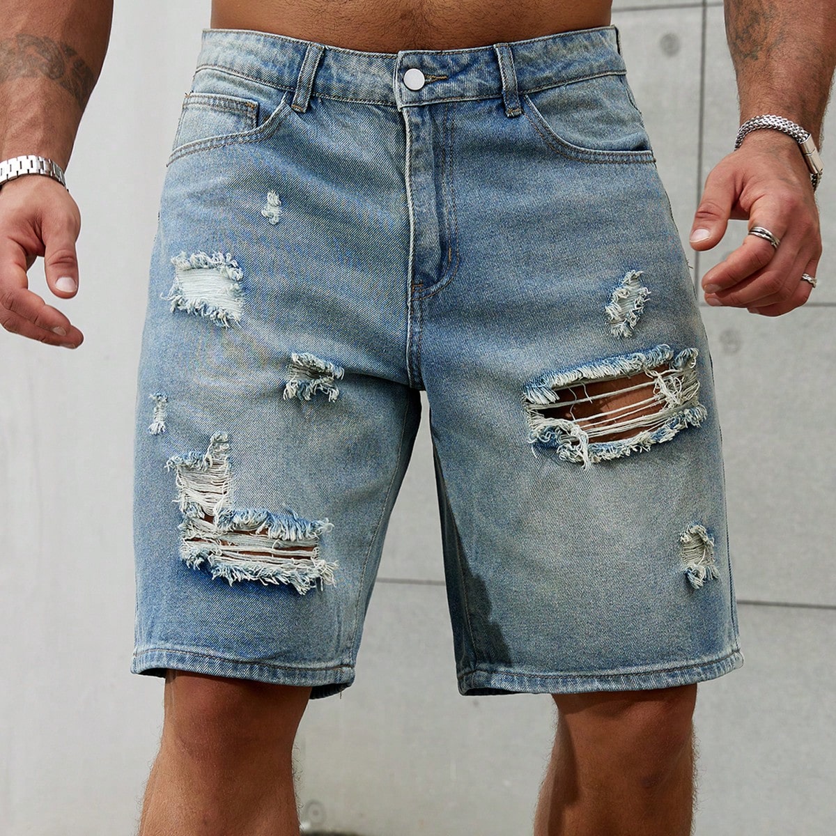 New Fashion Mens Ripped Short  - Men Fashion Jeans recension och pris