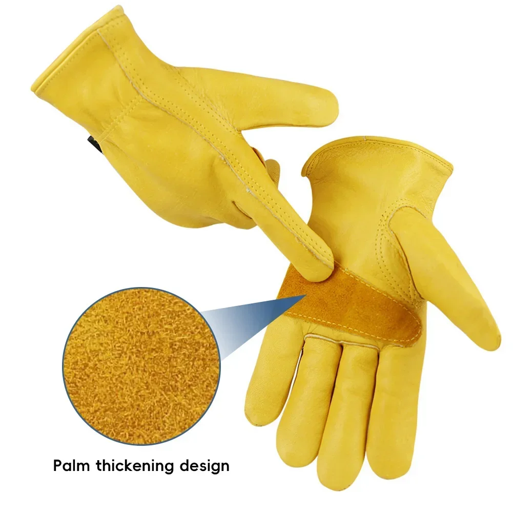 Leather Work Safe Gloves for G - Driving Gloves Leather recension och pris