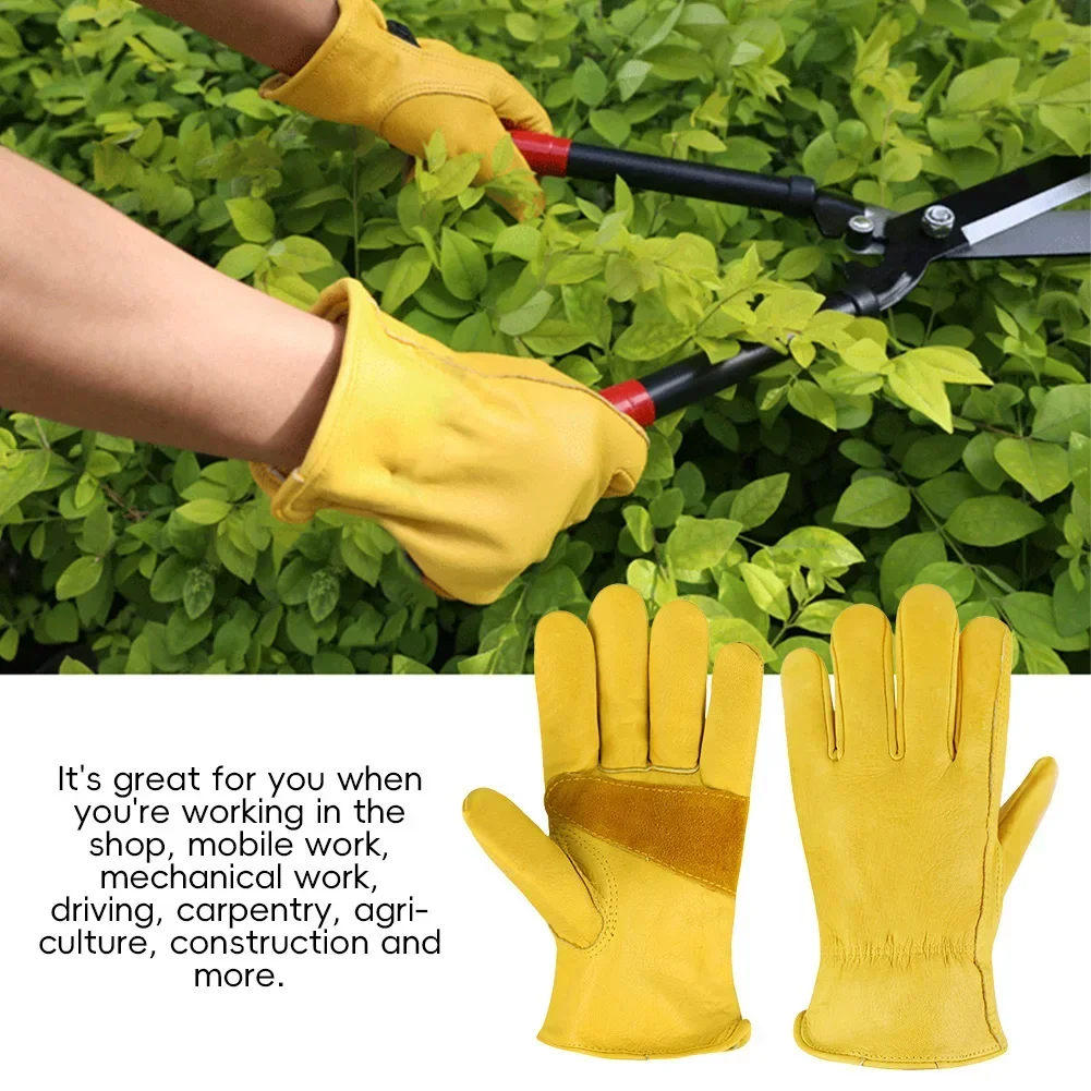 Leather Work Safe Gloves for G - Driving Gloves Leather recension och pris