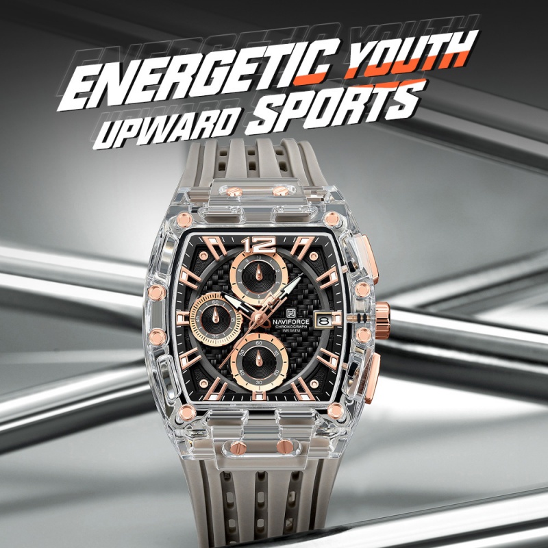 NAVIFORCE Men Chronograph Quar - Men'S Fashion Box recension och pris