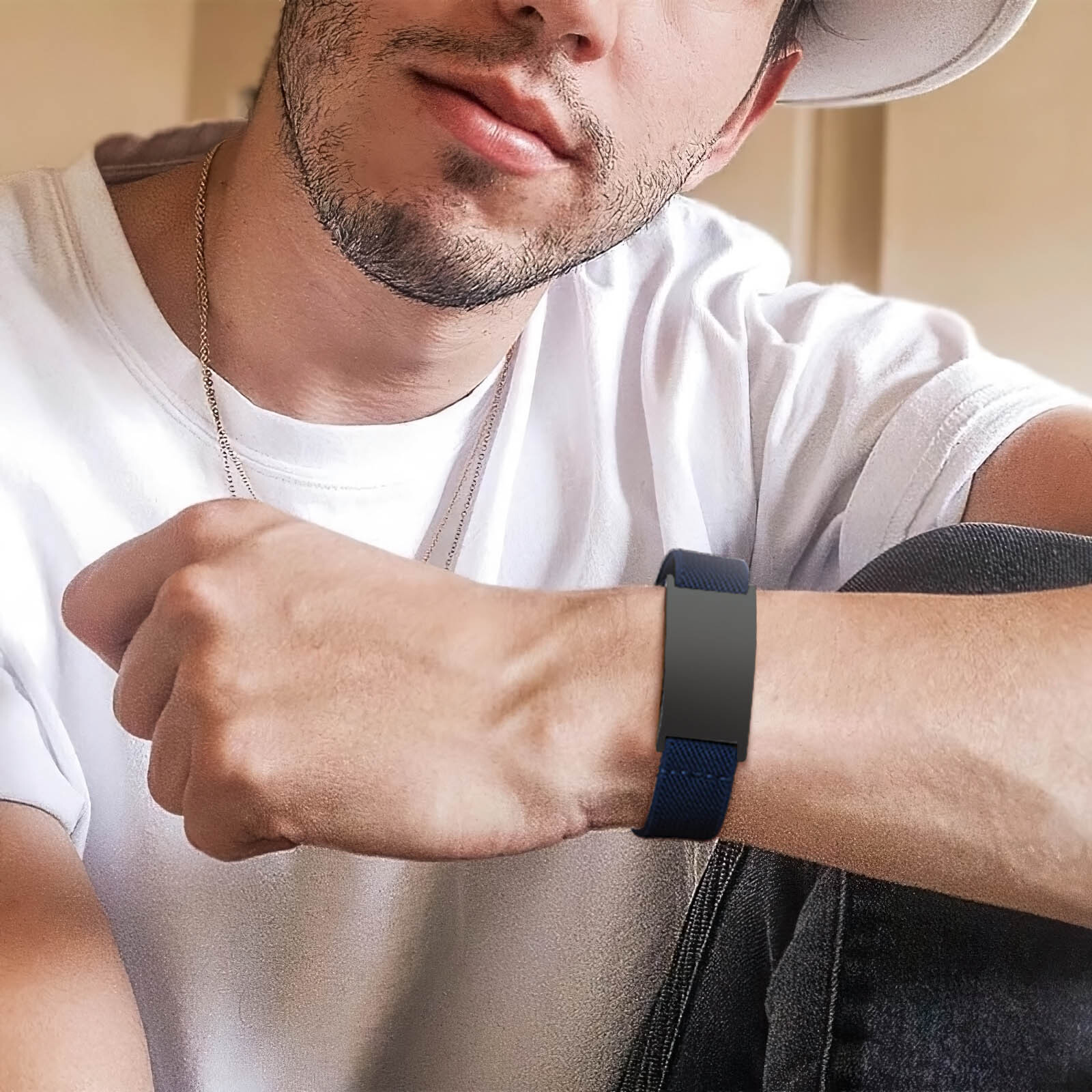 Vnox Customized Elastic Strap  - Men'S Fashion Quotes recension och pris