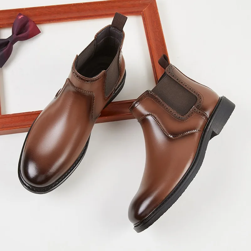 Vintage Mens Leather Oxford Bo - Mens Fashion Vintage recension och pris
