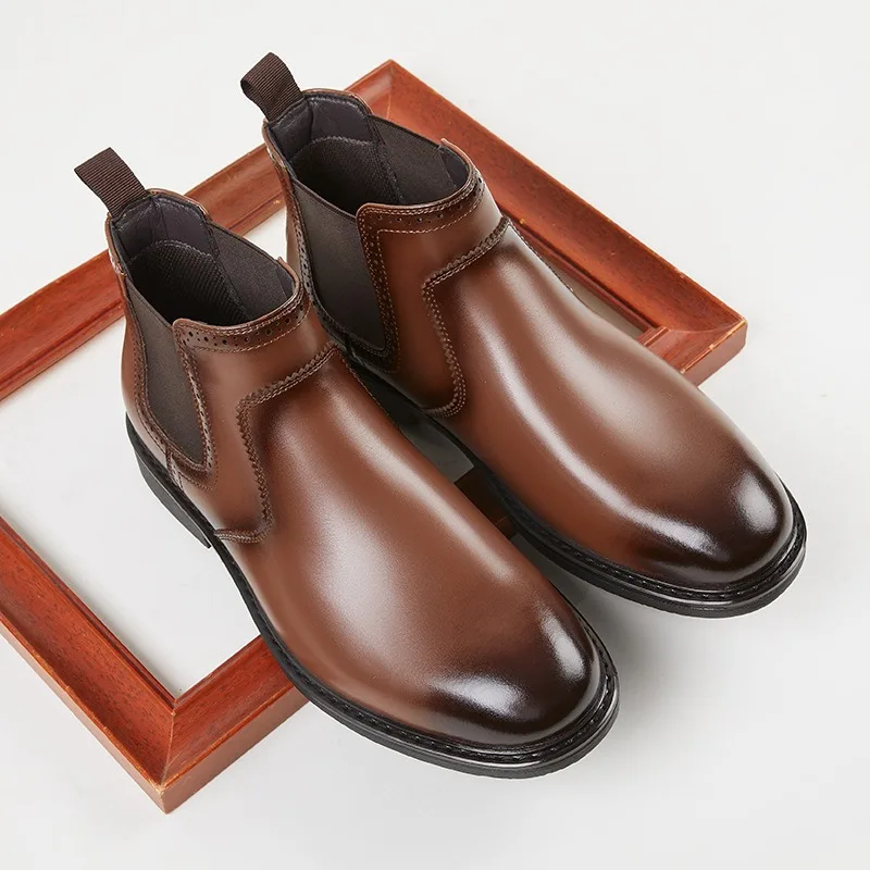 Vintage Mens Leather Oxford Bo - Mens Fashion Vintage recension och pris