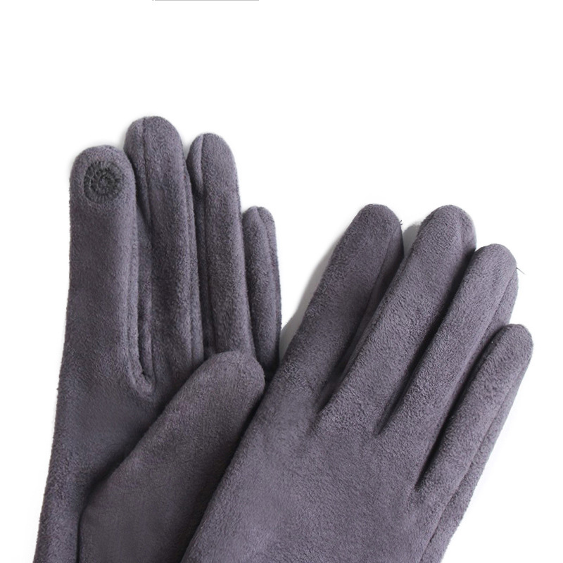 Winter Female Suede Leather Bo - Driving Gloves Leather recension och pris