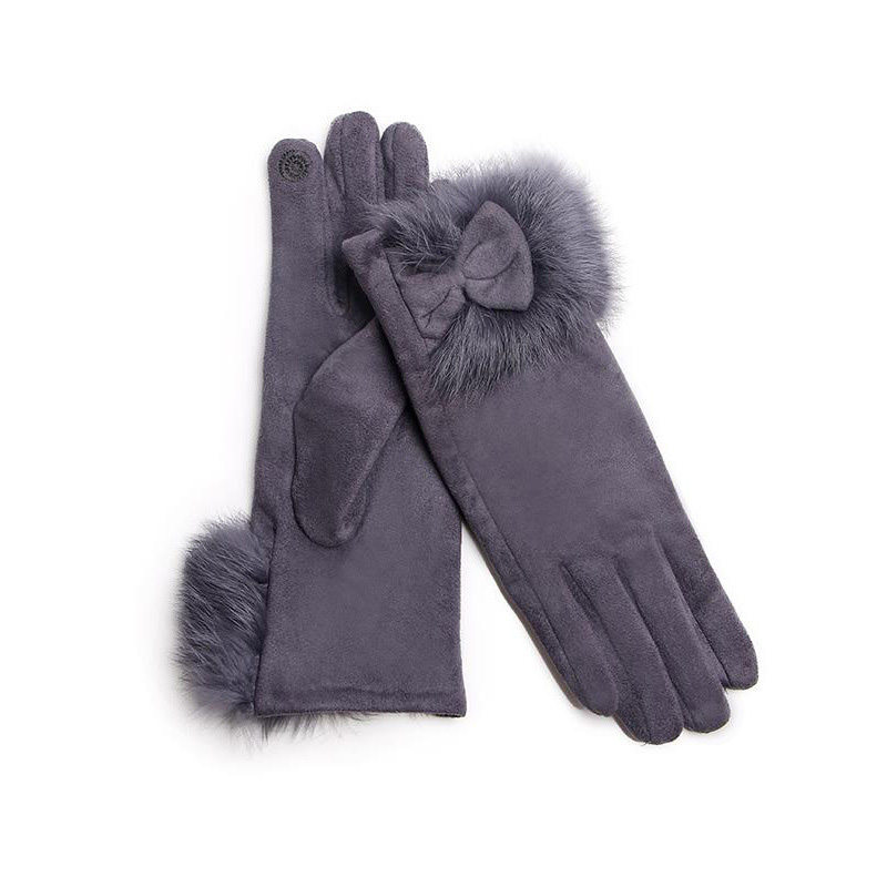 Winter Female Suede Leather Bo - Driving Gloves Leather recension och pris