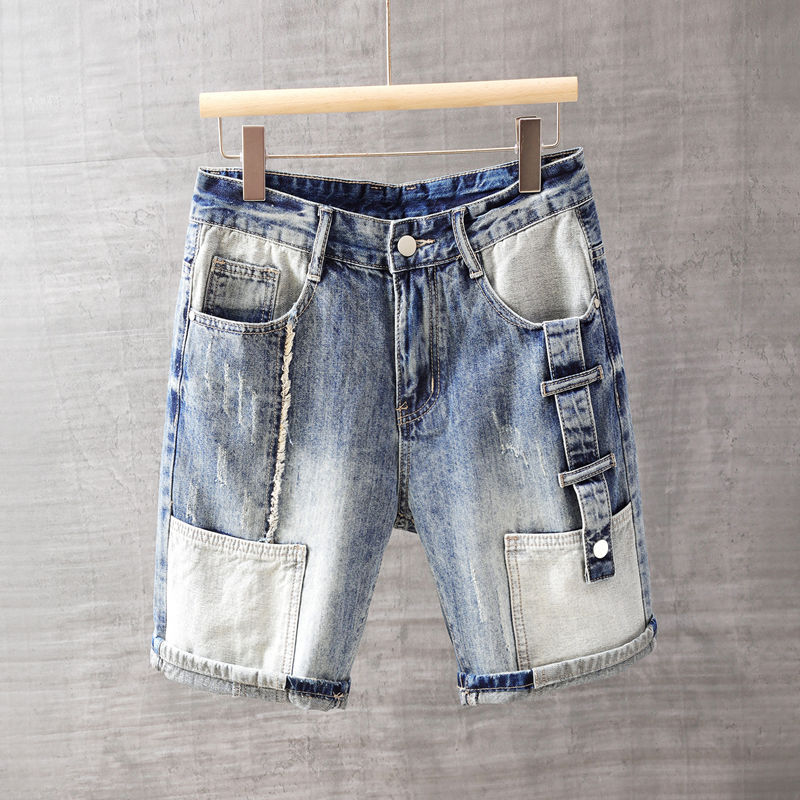 Men's Short Jeans Pants with P - Men Fashion Jeans recension och pris
