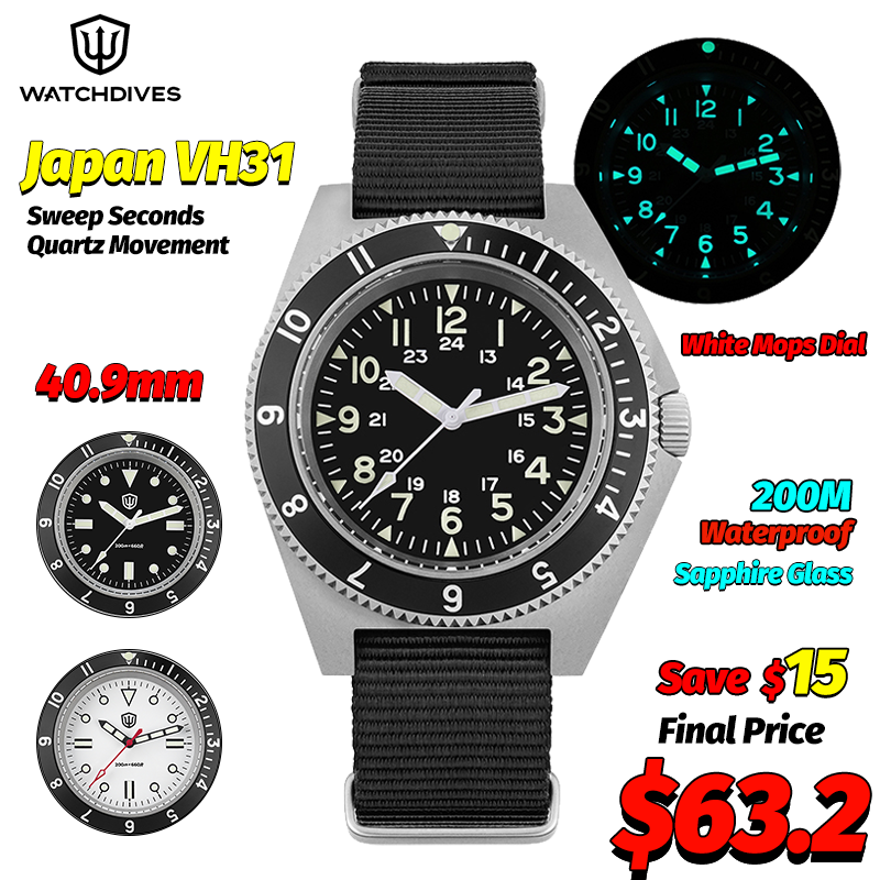 Watchdives WD1972 Quartz Watch - Men'S Fashion Box recension och pris