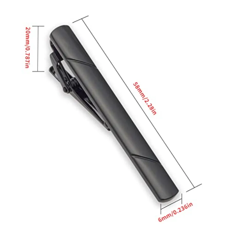 4Pcs Tie Clips For Men Tie Bar - Men'S Fashion Box recension och pris