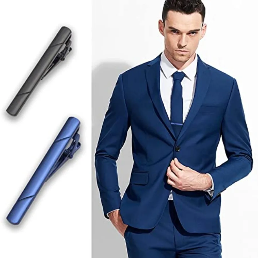 4Pcs Tie Clips For Men Tie Bar - Men'S Fashion Box recension och pris
