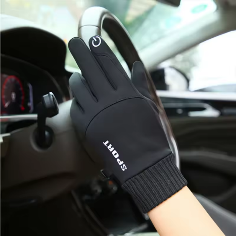 Winter Gloves Men Women Touch  - Driving Gloves Leather recension och pris