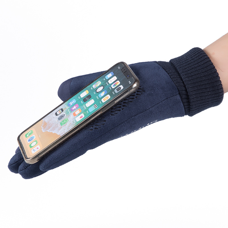 Men Winter Suede Leather Plush - Driving Gloves Leather recension och pris