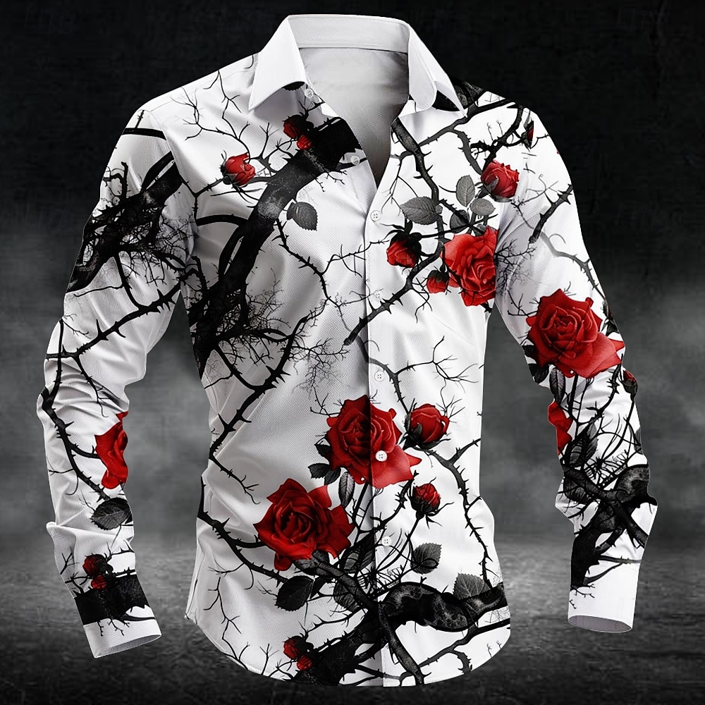 Fashion plum blossom pattern 3 - Men Fashion Upper recension och pris
